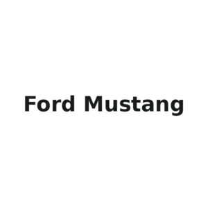 Виниловая наклейка «Наклейка Ford Mustang — виниловый силуэт на кузов»